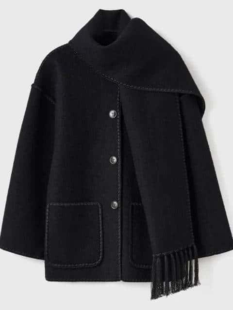 Plush Coat with scarf - Di Supremo