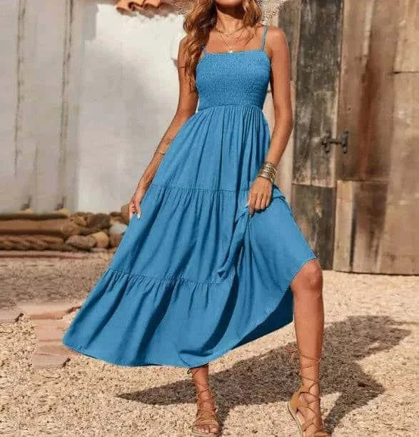 Multi-Layer Chiffon Swing Dress - Di Supremo