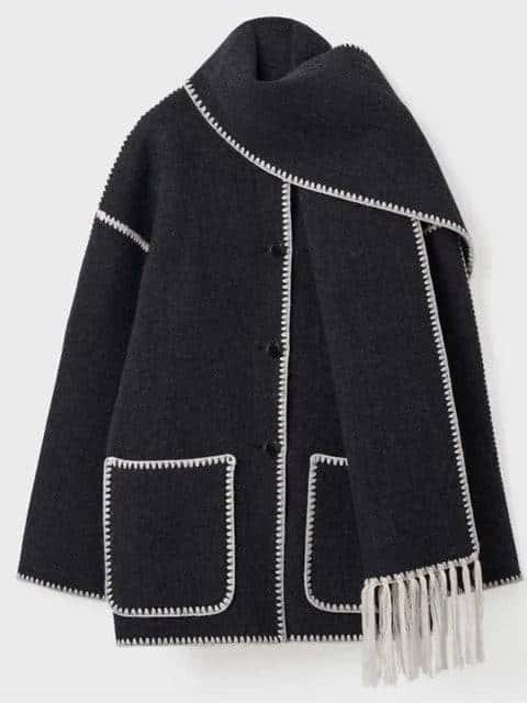 Plush Coat with scarf - Di Supremo