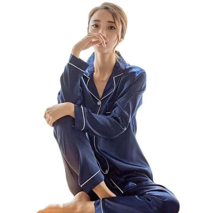 Women Silk Satin Pajamas - Di Supremo