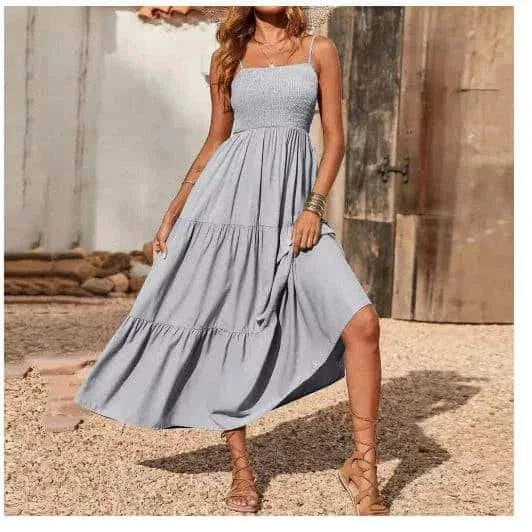 Multi-Layer Chiffon Swing Dress - Di Supremo