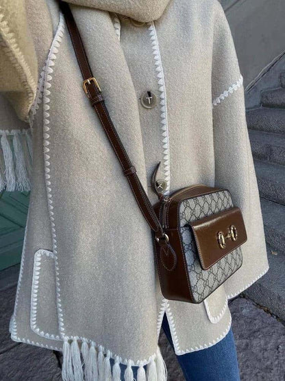 Plush Coat with scarf - Di Supremo