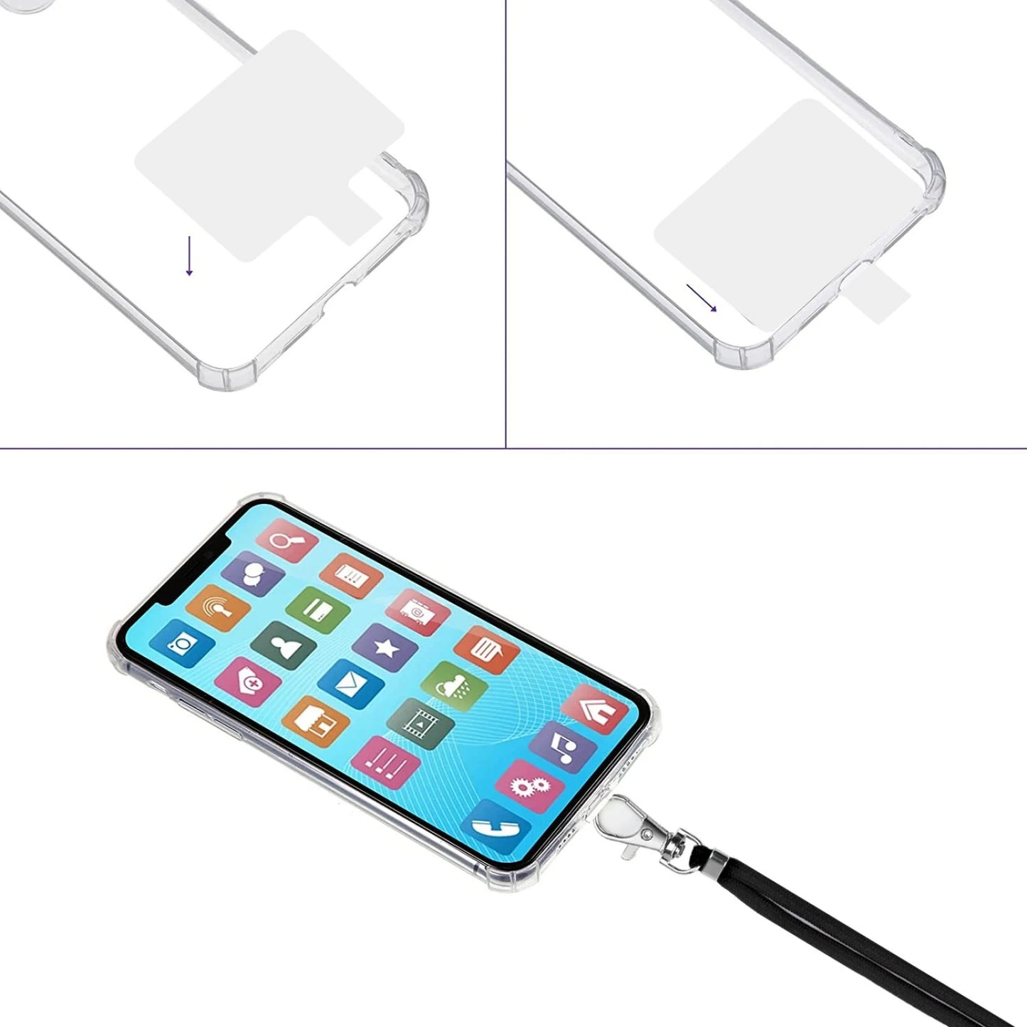 anti-theft phone lanyard strap - di supremo