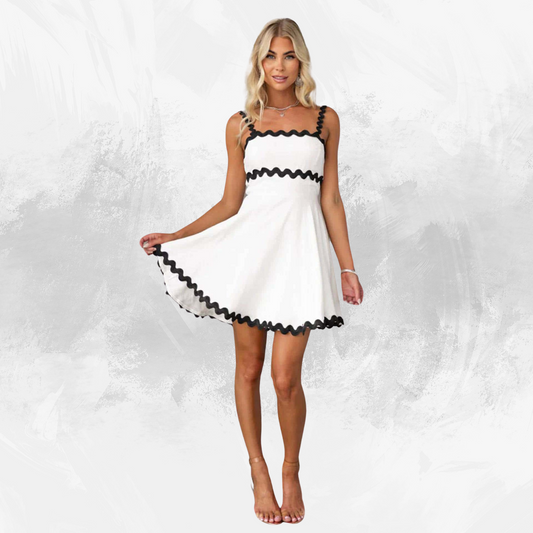 Women's Short Suspender Dress - Di Supremo