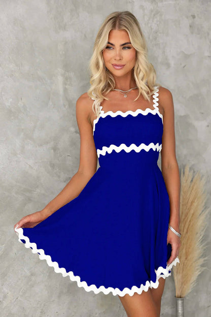 Women's Short Suspender Dress - Di Supremo