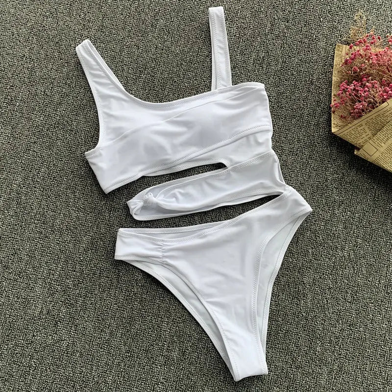 sexy bikini set one shoulder - di supremo