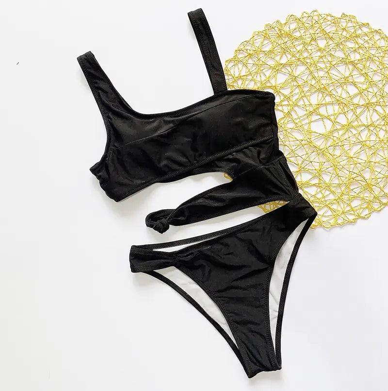 sexy bikini set one shoulder - di supremo
