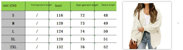 loose retro sweater coat women's mid-length knitted cardigan - di supremo