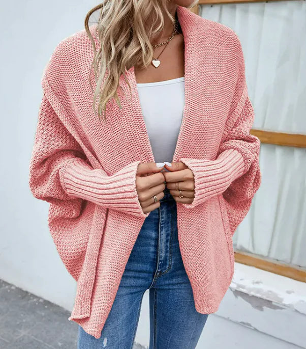 loose knitted sweater cardigan - di supremo