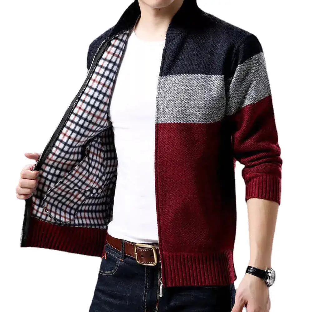 men's triple tone cardigan - di supremo