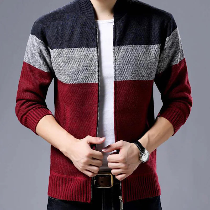 men's triple tone cardigan - di supremo