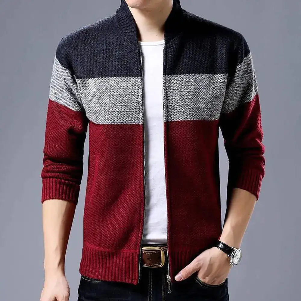 men's triple tone cardigan - di supremo