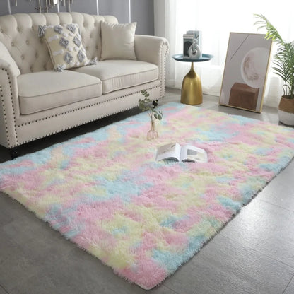Colorful Shaggy Soft Fluffy Plush Carpet - Di Supremo