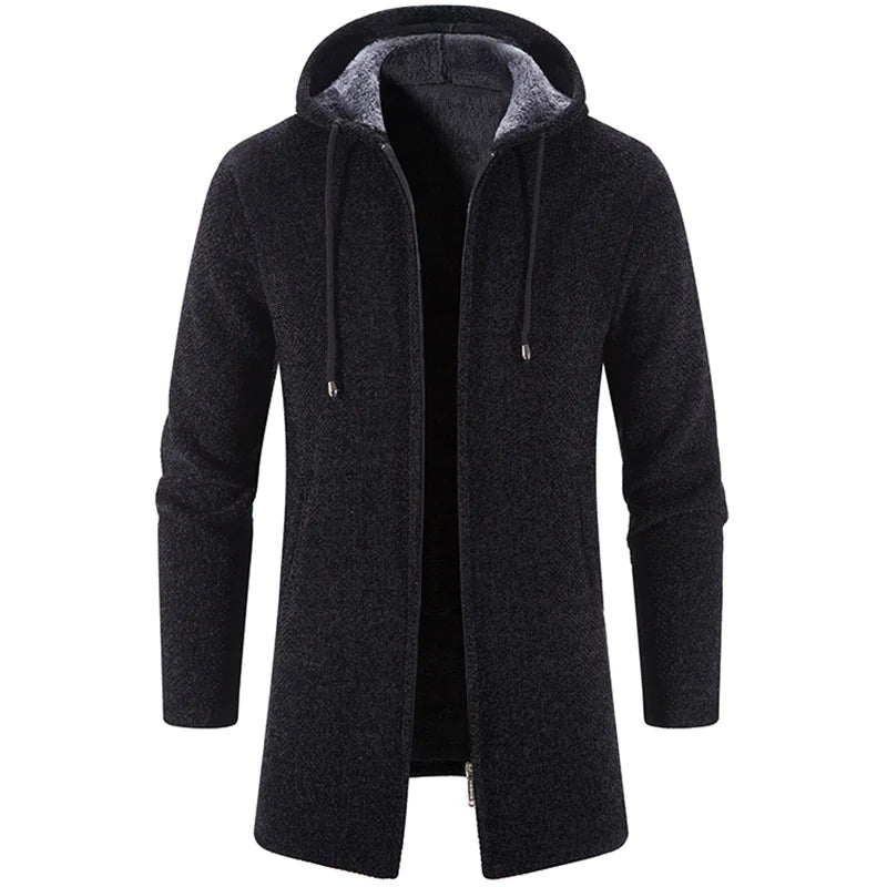 fleece cardigan for men - di supremo