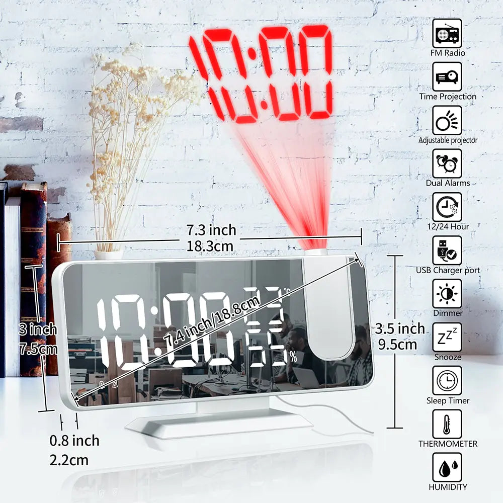 led digital projection clock - di supremo