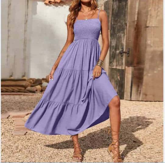 Multi-Layer Chiffon Swing Dress - Di Supremo