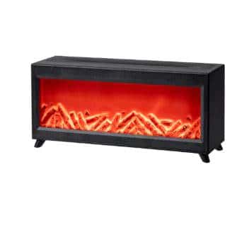 fireplace flame humidifier with remote & aromatherapy - di supremo