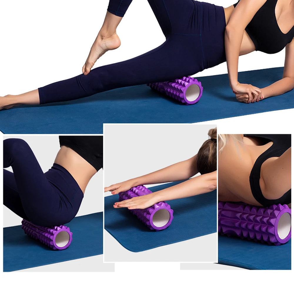 foam massage roller – hollow yoga column for muscle relief & rehab - di supremo