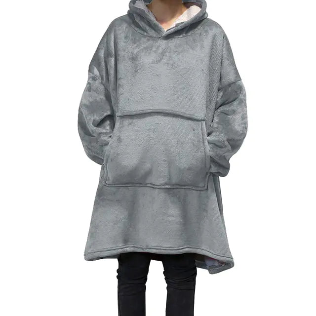 blanket hoodie oversized - di supremo