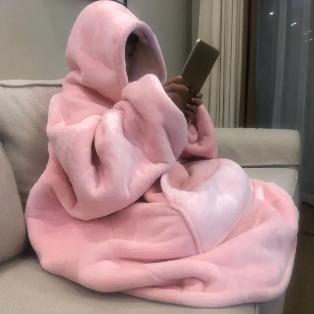 blanket hoodie oversized - di supremo