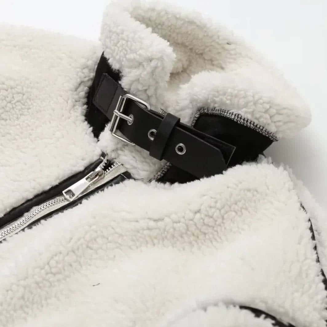 women's patchwork lambswool jacket - di supremo