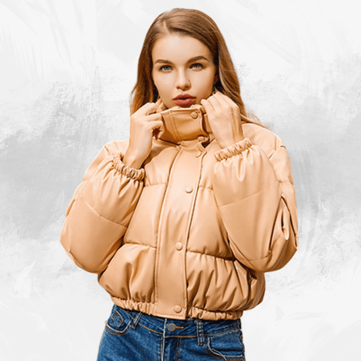 women winter thick pu leather coats - di supremo