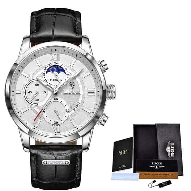 Leather Men Quartz Luxury Watches - Di Supremo