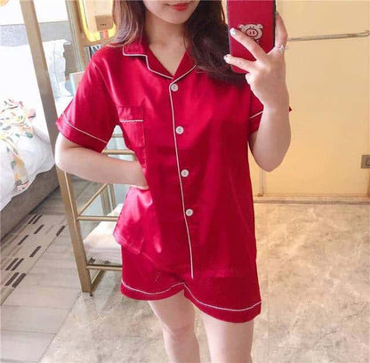 Women Silk Satin Pajamas - Di Supremo