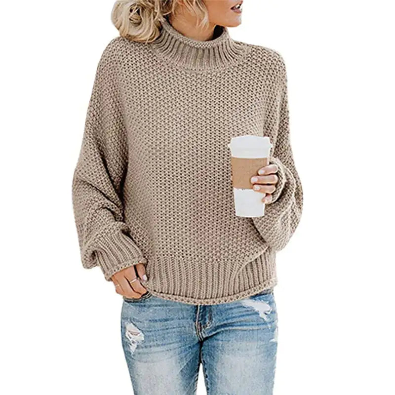 women's knitted loose pullover - di supremo