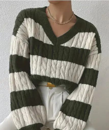 lazy loose women's knitted sweater - di supremo