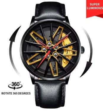 360° rotate wheel watches for men - di supremo