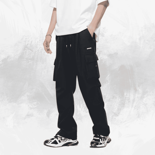 Men's Spring Loose Straight Plus Size Casual Wide Leg - Di Supremo