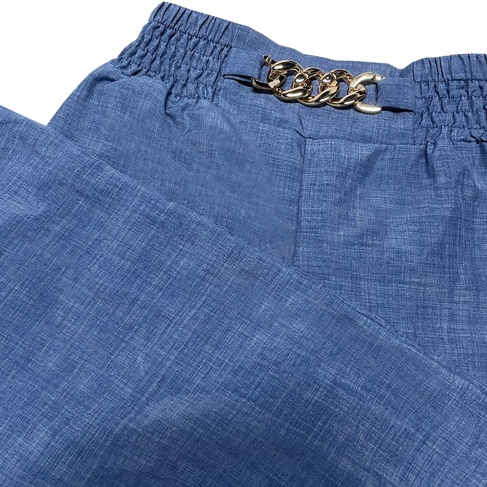 high-waist wide-leg palazzo pants - di supremo