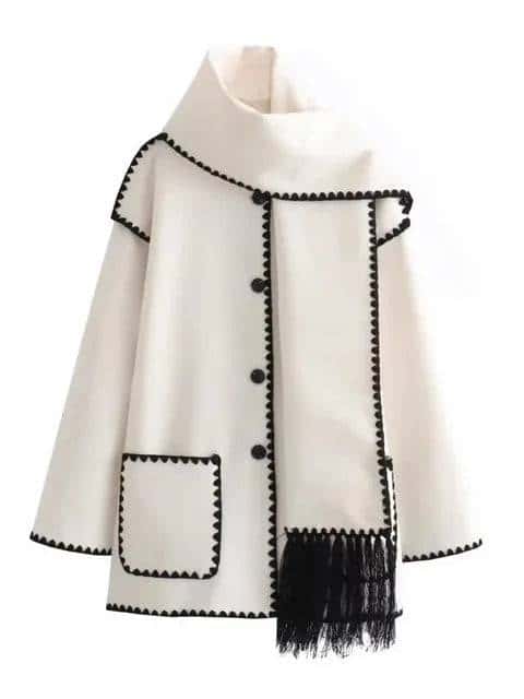 Plush Coat with scarf - Di Supremo