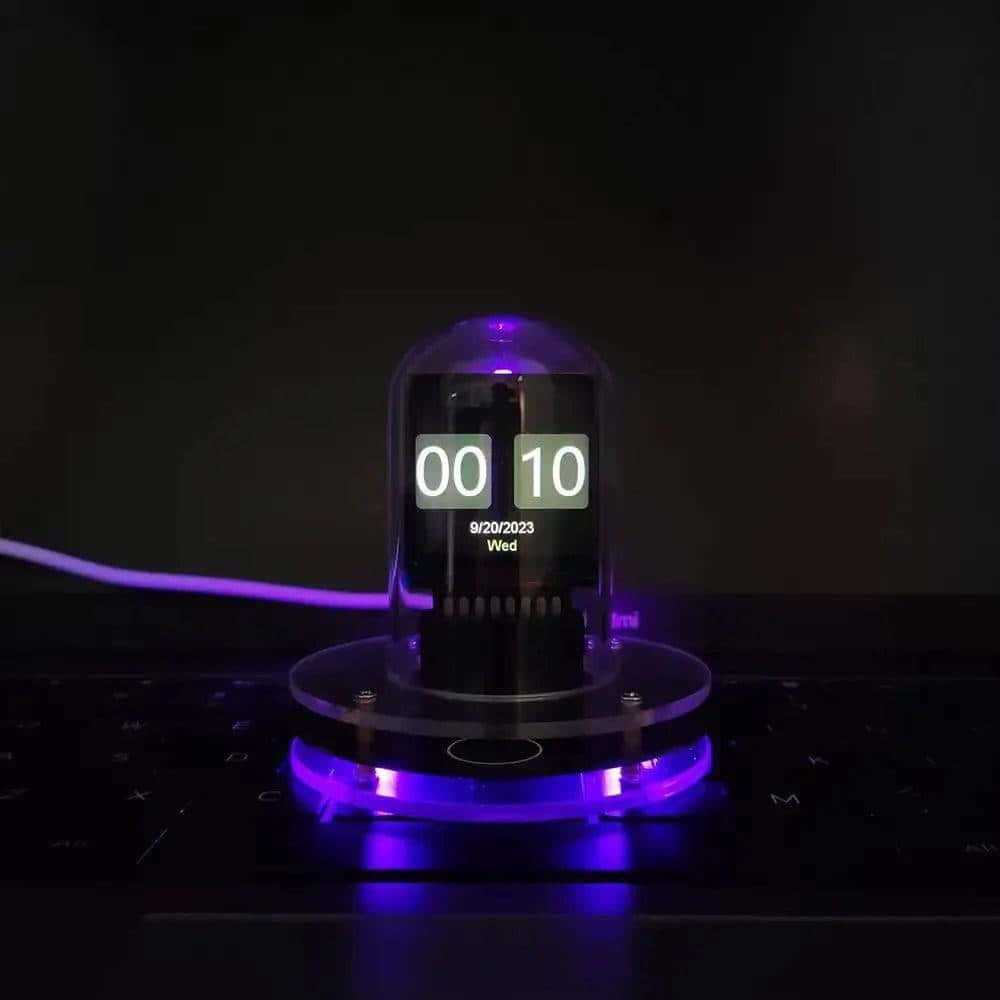 smart wi-fi nixie tube digital decor my shop saver
