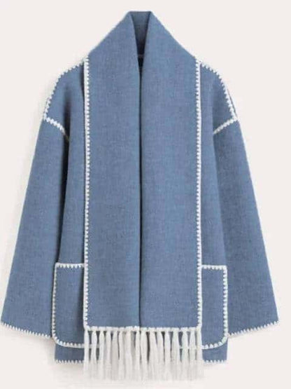 Plush Coat with scarf - Di Supremo