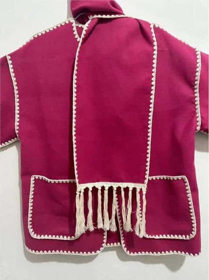 Plush Coat with scarf - Di Supremo