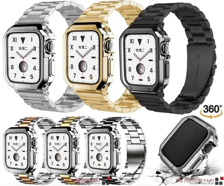 stainless steel for apple watch iwatch band 8 7 6 5 4 3 2 se 38/41/40/42/44/45mm my shop saver